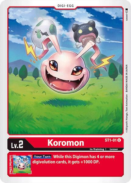 Koromon - Starter Deck 01: Gaia Red (ST-1)