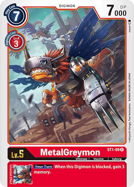 MetalGreymon - Starter Deck 01: Gaia Red (ST-1)