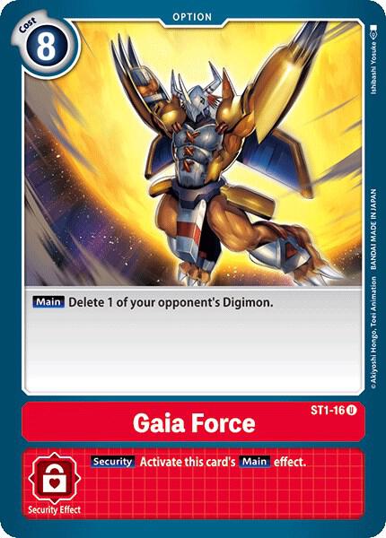 Gaia Force - Starter Deck 01: Gaia Red (ST-1)