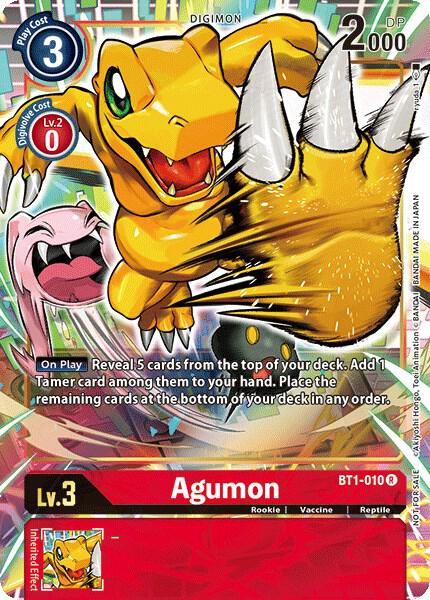 Agumon - BT1-010 (Dash Pack Ver. 1.0) - Release Special Booster 1.0 (BT01-03A)