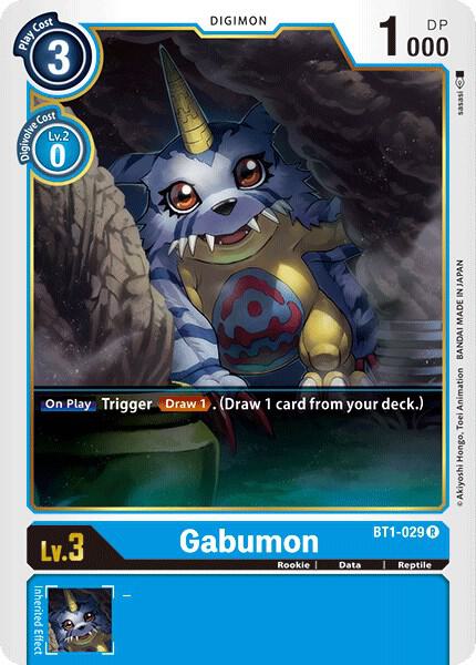 Gabumon - BT1-029 - Release Special Booster 1.0 (BT01-03A)