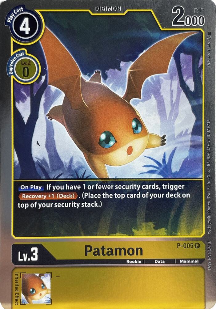Patamon - P-005 - Digimon Promotion Cards (D-PR)