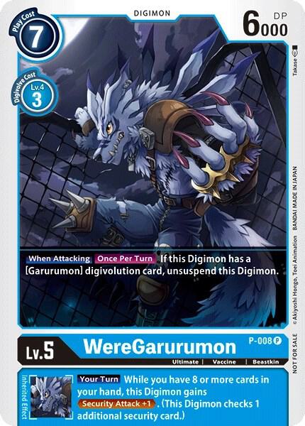 WereGarurumon - P-008 - Digimon Promotion Cards (D-PR)