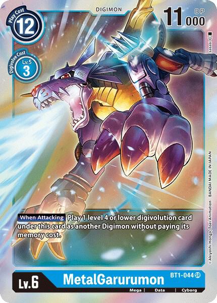 MetalGarurumon - BT1-044 - Release Special Booster 1.0 (BT01-03A)