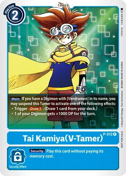 Tai Kamiya (V-Tamer) - P-012 - Digimon Promotion Cards (D-PR)