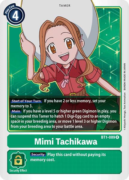 Mimi Tachikawa - BT1-089 - Release Special Booster 1.0 (BT01-03A)