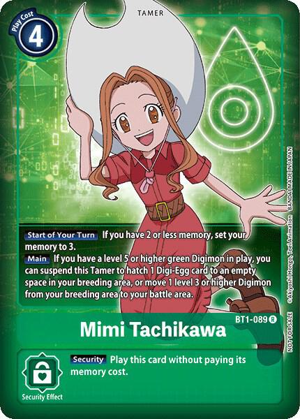 Mimi Tachikawa (Box Topper) - Release Special Booster 1.0 (BT01-03A)