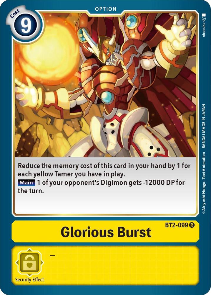 Glorious Burst - Release Special Booster 1.5 (BT01-03B)