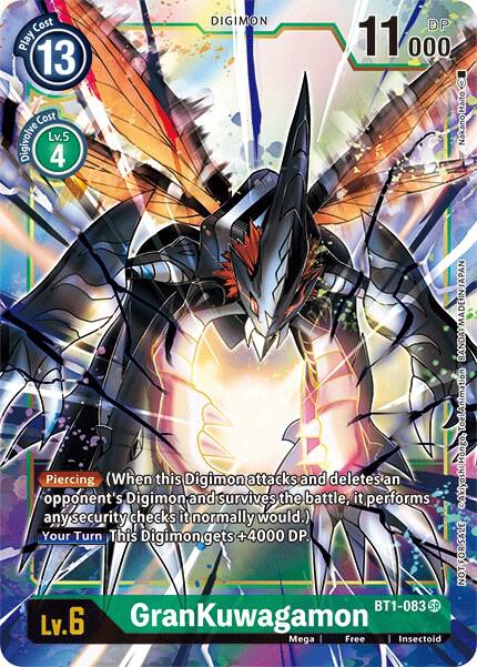 GranKuwagamon - BT1-083 (Dash Pack Ver. 1.5) - Release Special Booster 1.5 (BT01-03B)