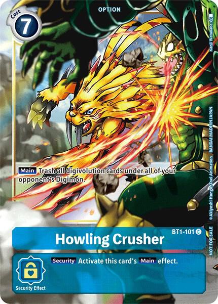 Howling Crusher - BT1-101 (Dash Pack Ver. 1.5) - Release Special Booster 1.0 (BT01-03A)