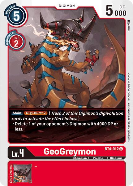 GeoGreymon - Great Legend (BT-04)