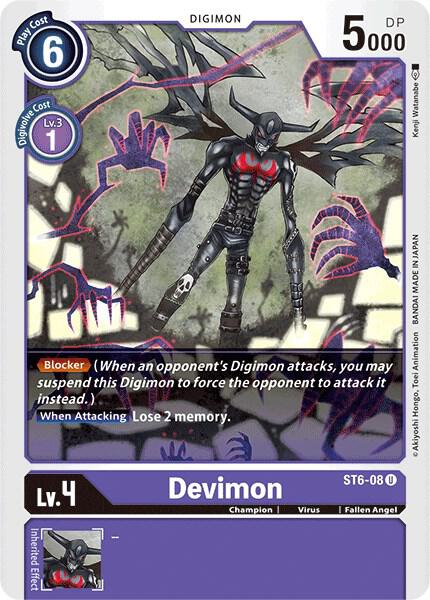 Devimon - Starter Deck 06: Venomous Violet (ST-6)