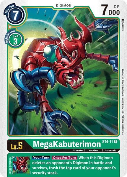 MegaKabuterimon - Starter Deck 04: Giga Green (ST-4)