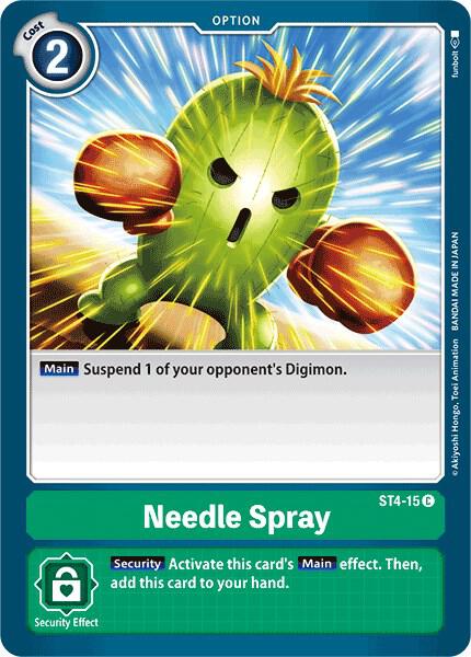 Needle Spray - Starter Deck 04: Giga Green (ST-4)