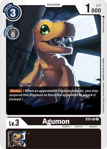 Agumon - Starter Deck 05: Machine Black (ST-5)