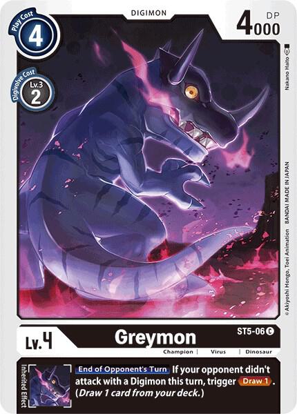 Greymon - Starter Deck 05: Machine Black (ST-5)