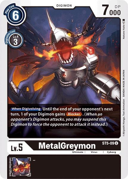MetalGreymon - Starter Deck 05: Machine Black (ST-5)