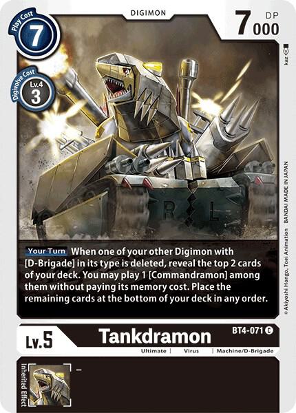 Tankdramon - Great Legend (BT-04)