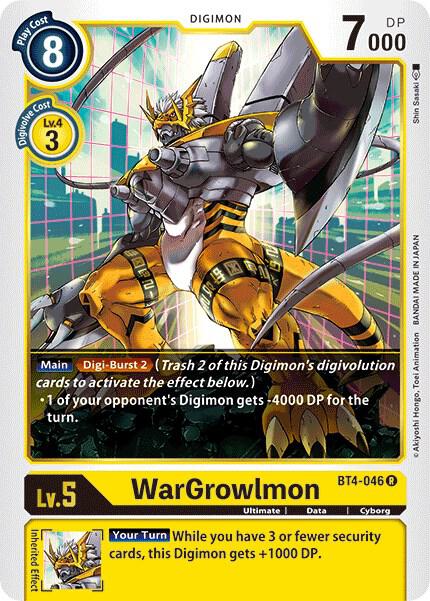 WarGrowlmon - Great Legend (BT-04)