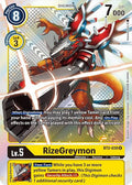 RizeGreymon - BT2-038 (Premium Pack Set 01) - Release Special Booster 1.5 (BT01-03B)