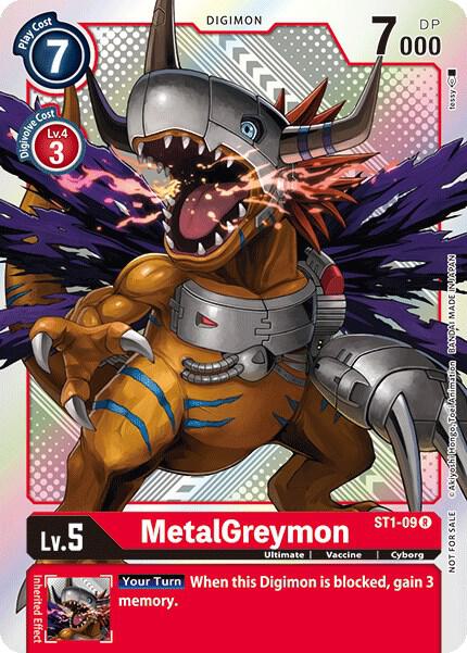 MetalGreymon - ST1-09 (Official Tournament Pack Vol.2) - Starter Deck 01: Gaia Red (ST-1)