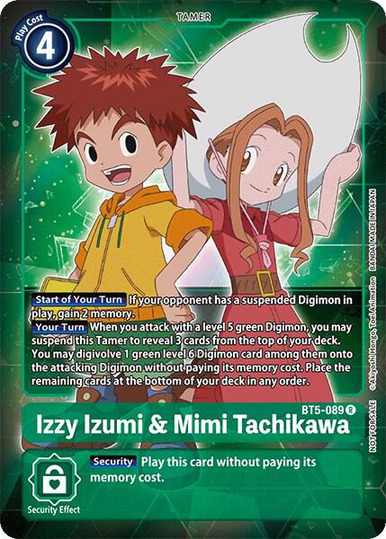 Izzy Izumi & Mimi Tachikawa (Box Topper) - Battle of Omni (BT-05)