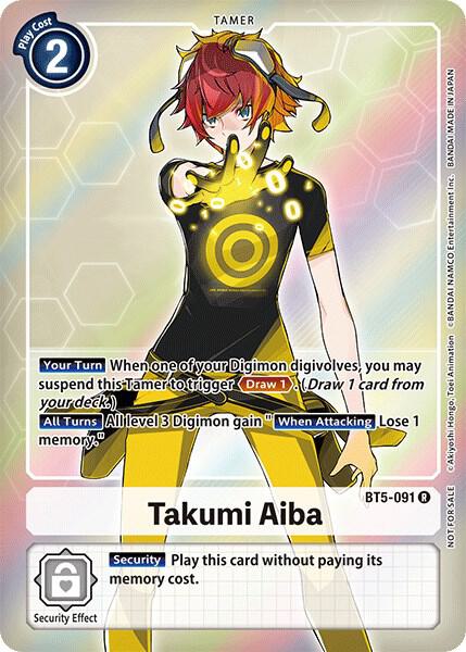 Takumi Aiba (Box Topper) - Battle of Omni (BT-05)