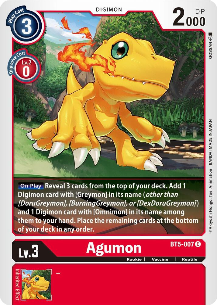 Agumon - Battle of Omni (BT05)