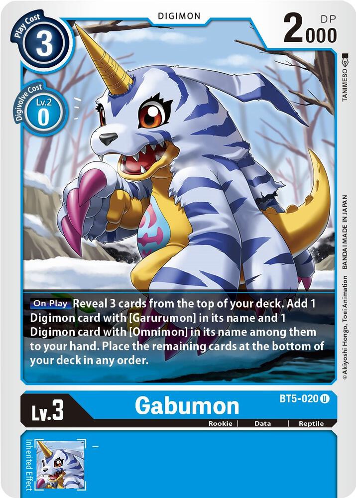 Gabumon - Battle of Omni (BT-05)