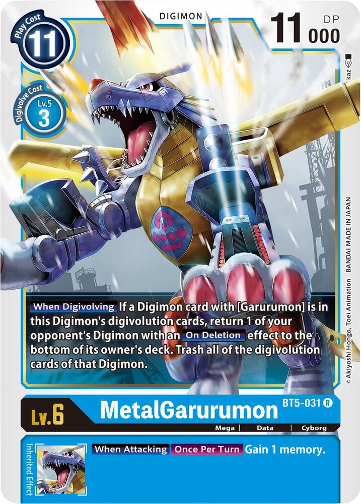 MetalGarurumon - BT5-031 - Battle of Omni (BT-05)