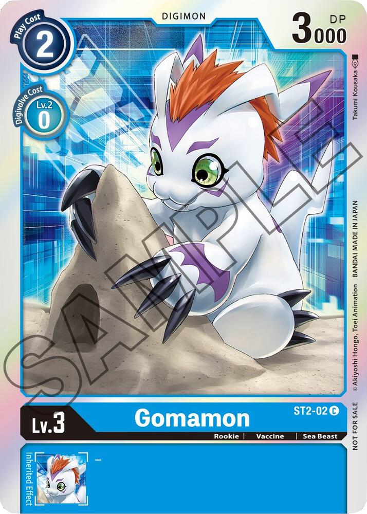Gomamon - ST2-02 (Event Pack 1) - Starter Deck 02: Cocytus Blue (ST-2)