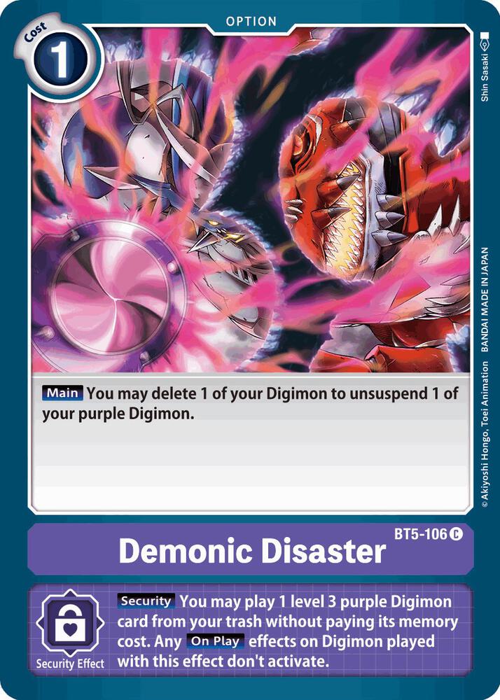 Demonic Disaster - Battle of Omni (BT05)