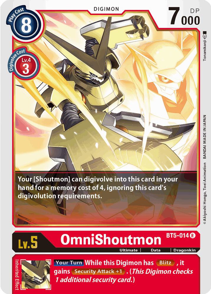 OmniShoutmon - Battle of Omni (BT-05)