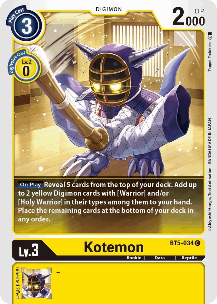 Kotemon - Battle of Omni (BT-05)