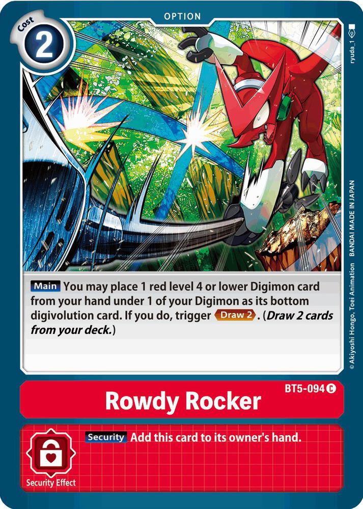Rowdy Rocker - Battle of Omni (BT-05)
