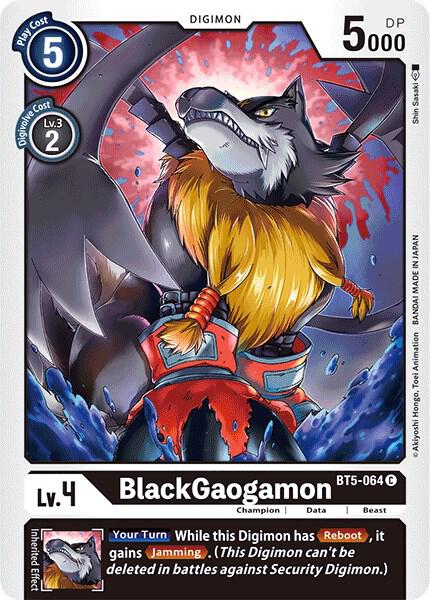 BlackGaogamon - Battle of Omni (BT-05)