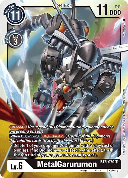 MetalGarurumon - BT5-070 - Battle of Omni (BT-05)