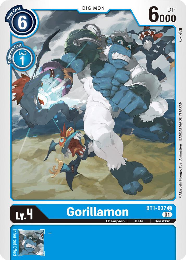 Gorillamon - BT1-037 (Alternate Art) - Starter Deck 08: Ulforce Veedramon (ST-8)