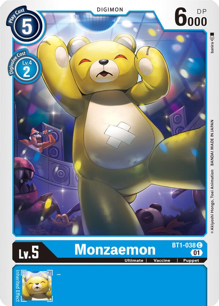 Monzaemon - BT1-038 (Alternate Art) - Starter Deck 08: Ulforce Veedramon (ST-8)