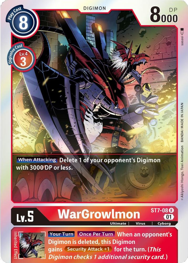 WarGrowlmon - Starter Deck 07: Gallantmon (ST-7)