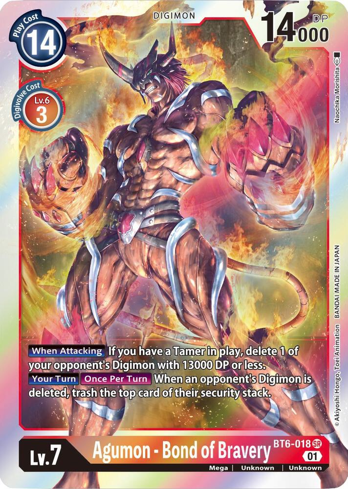 Agumon - Bond of Bravery - Double Diamond (BT06)