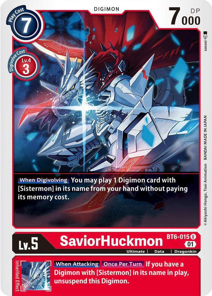 SaviorHuckmon - Double Diamond (BT-06)