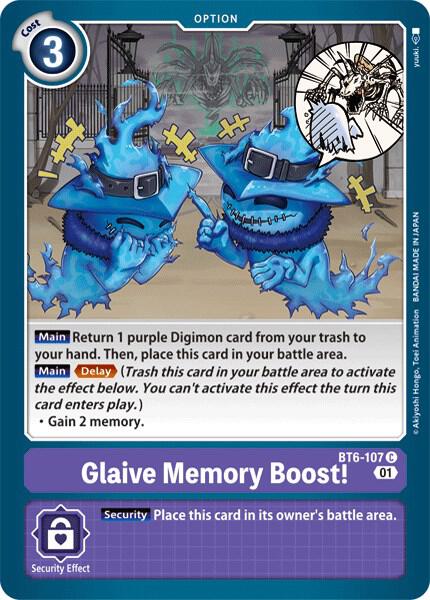 Glaive Memory Boost! - Double Diamond (BT-06)