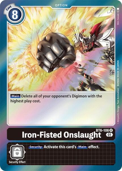 Iron-Fisted Onslaught - Double Diamond (BT06)