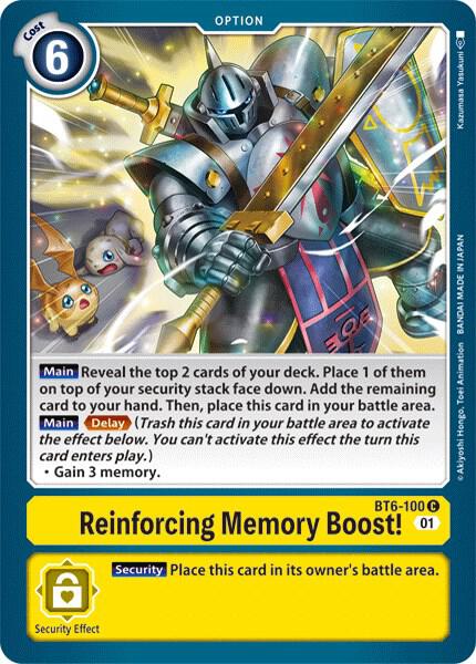 Reinforcing Memory Boost! - Double Diamond (BT-06)