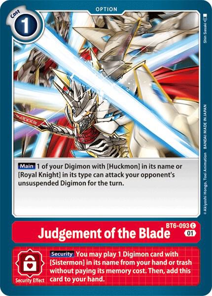 Judgement of the Blade - Double Diamond (BT-06)