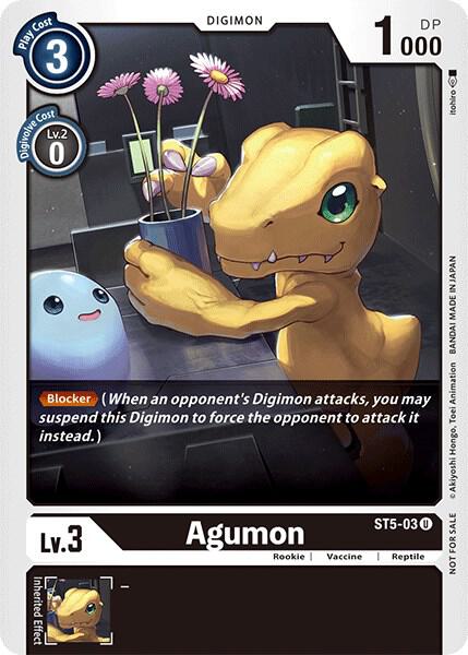 Agumon (Official Tournament Pack Vol.3) - Starter Deck 05: Machine Black (ST-5)