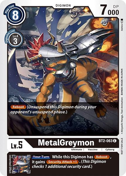 MetalGreymon - BT2-063 (Official Tournament Pack Vol.3) - Release Special Booster 1.0 (BT01-03A)