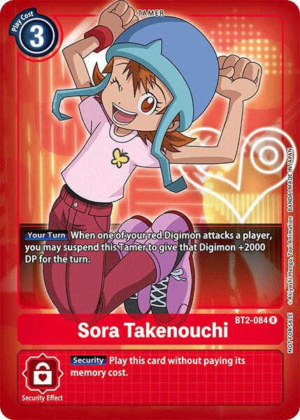 Sora Takenouchi (Official Tournament Pack Vol.3) - Release Special Booster 1.0 (BT01-03A)