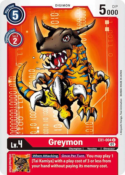 Greymon - Classic Collection (EX-01)